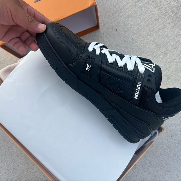 Louis Vuitton Black and White Sneakers - Picture 1 of 7